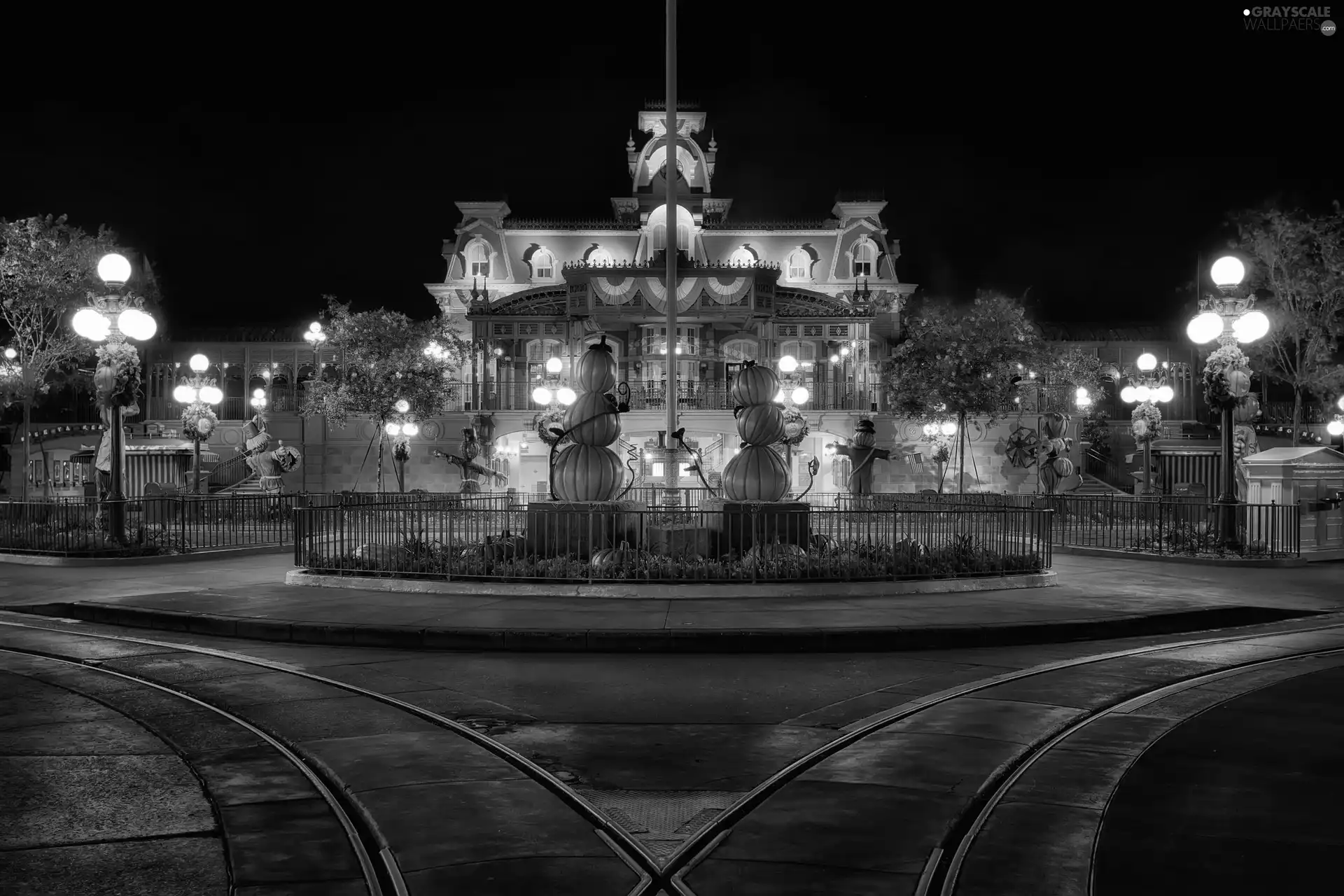 Street, Disneyland, USA, halloween