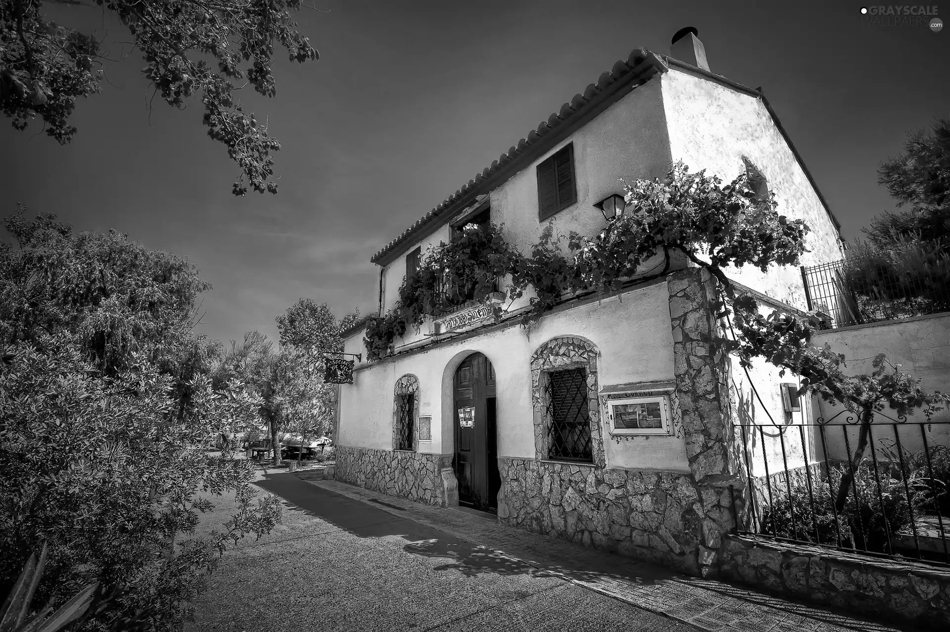 Valencia, Spain, trees, viewes, house