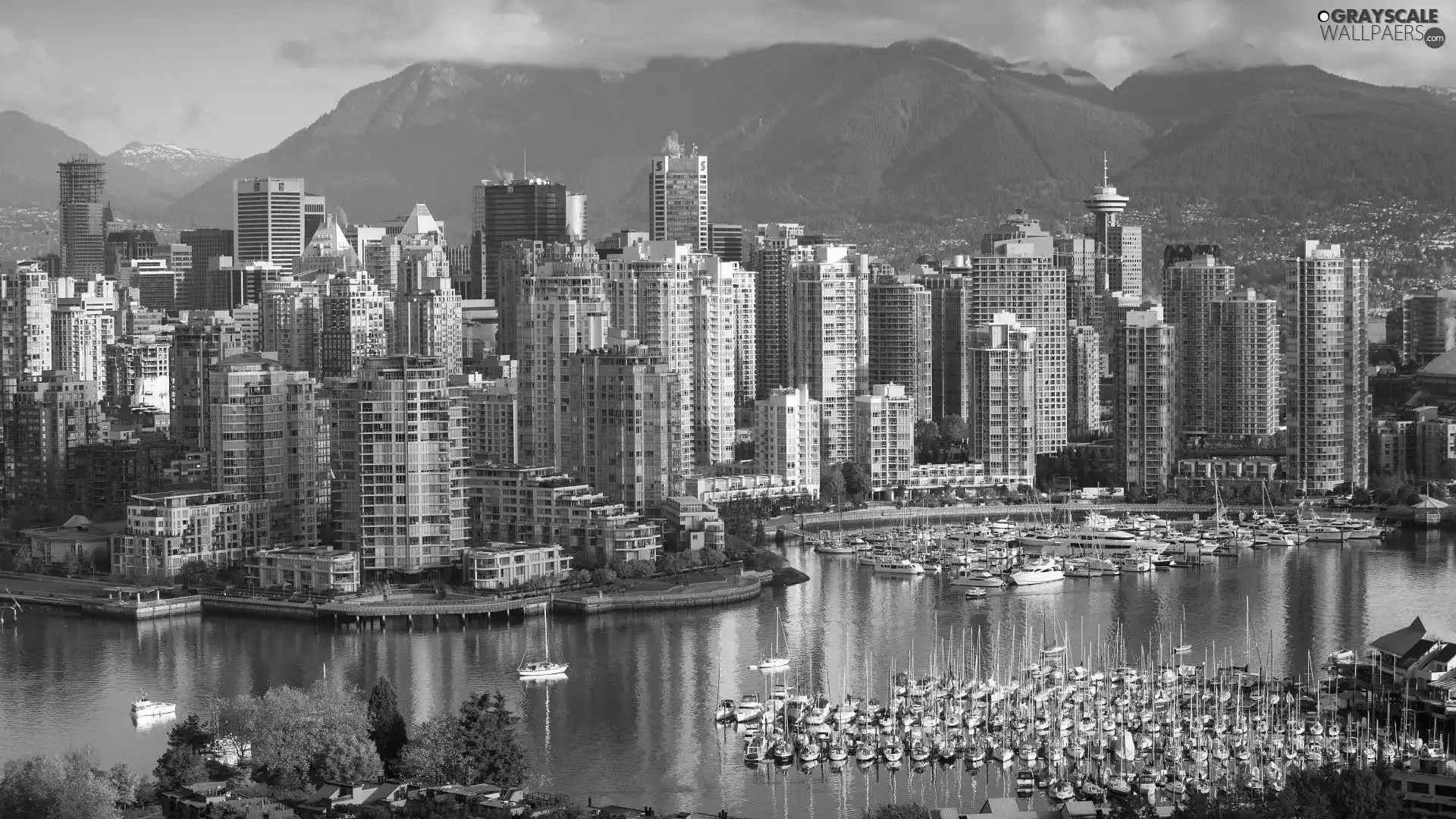 Vancouver, panorama, town