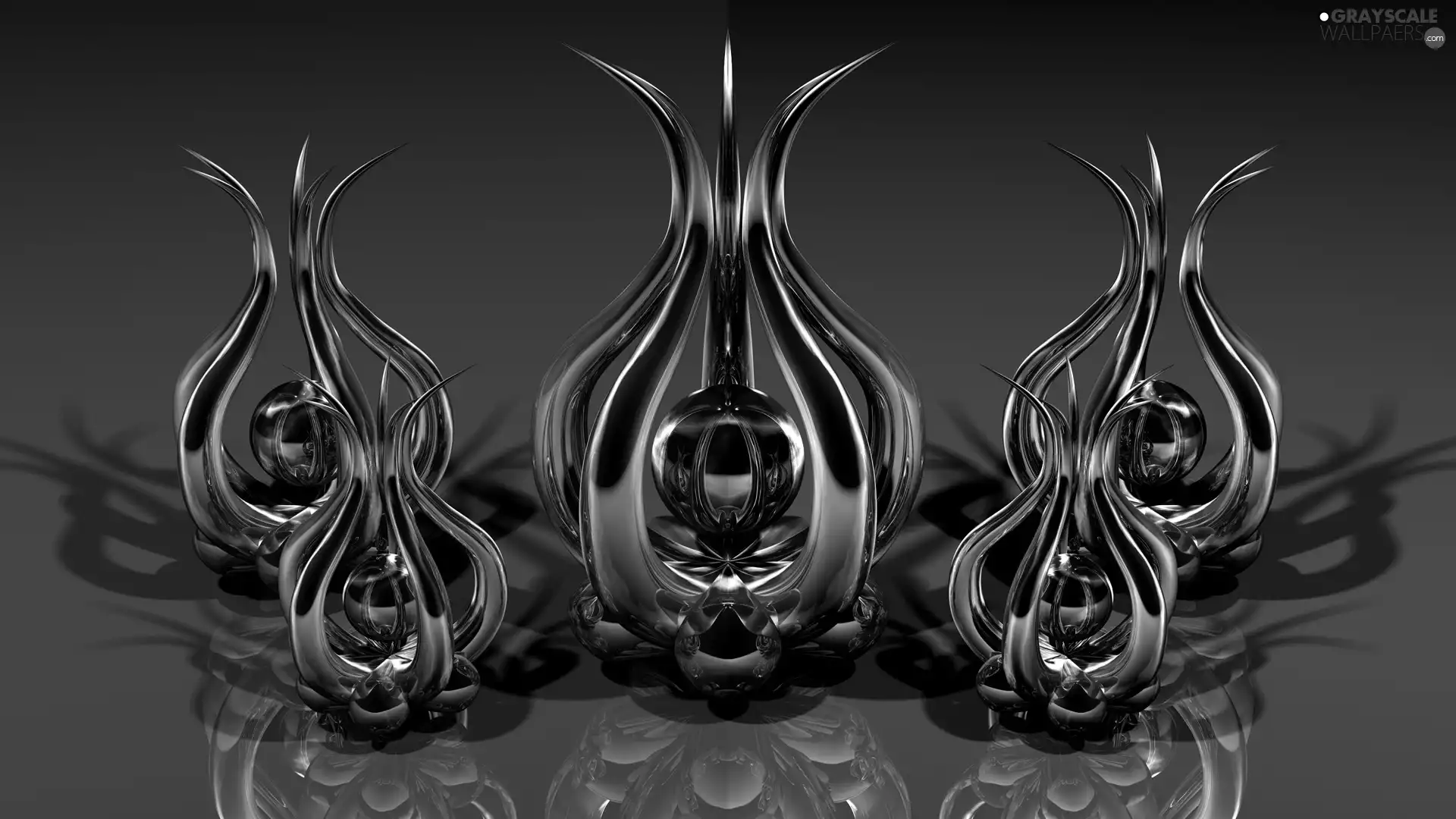 Vectorial, abstraction, 3D
