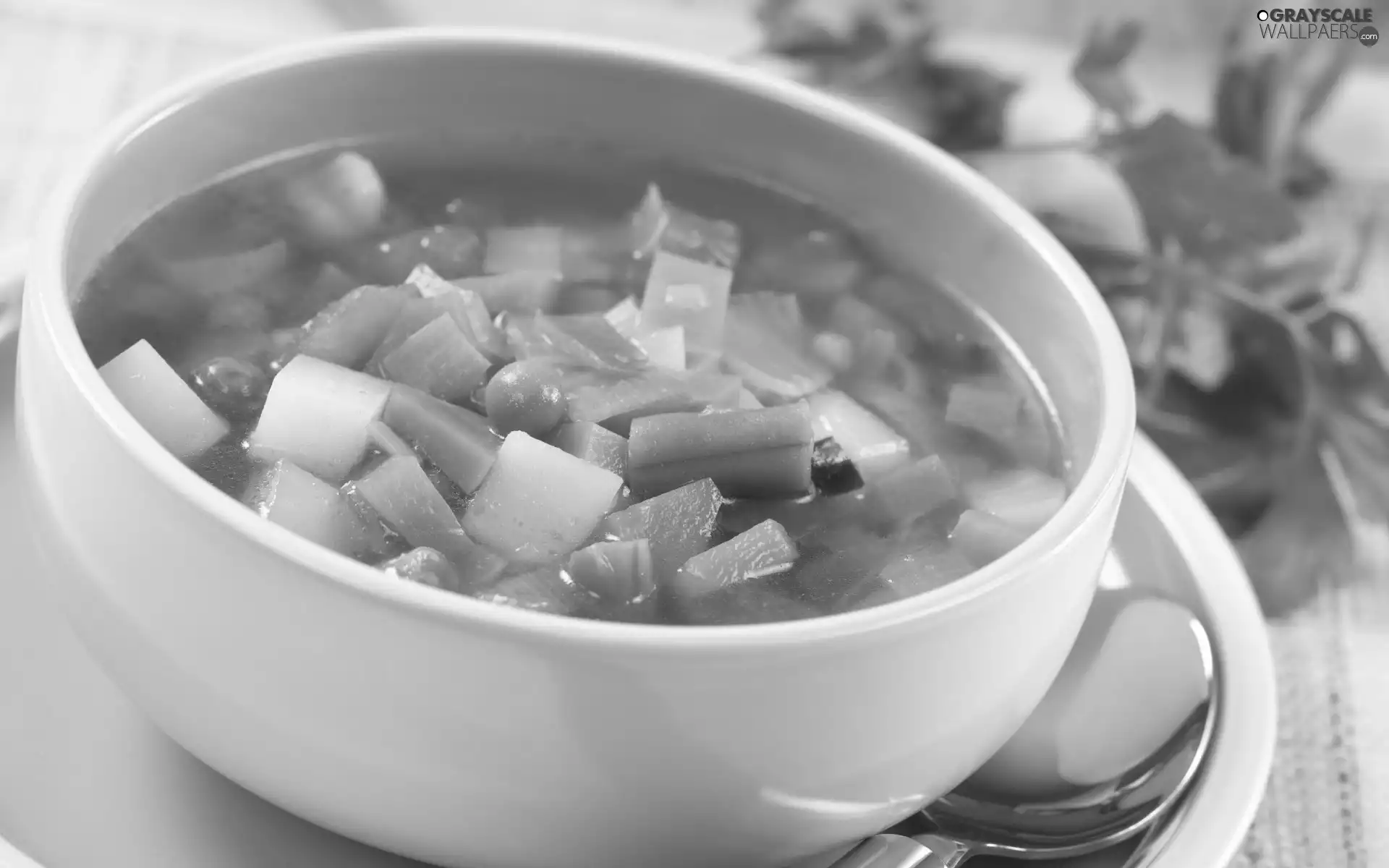 vegetable, bowl, soup