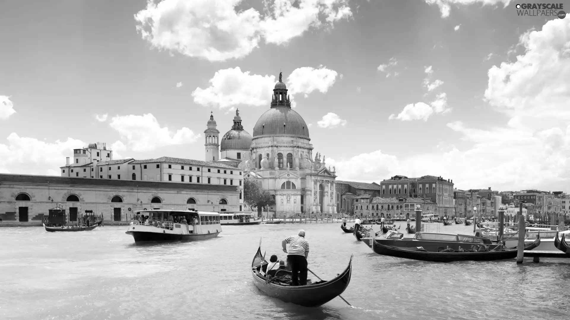 chair, Gondolas, Venice, Santa Maria