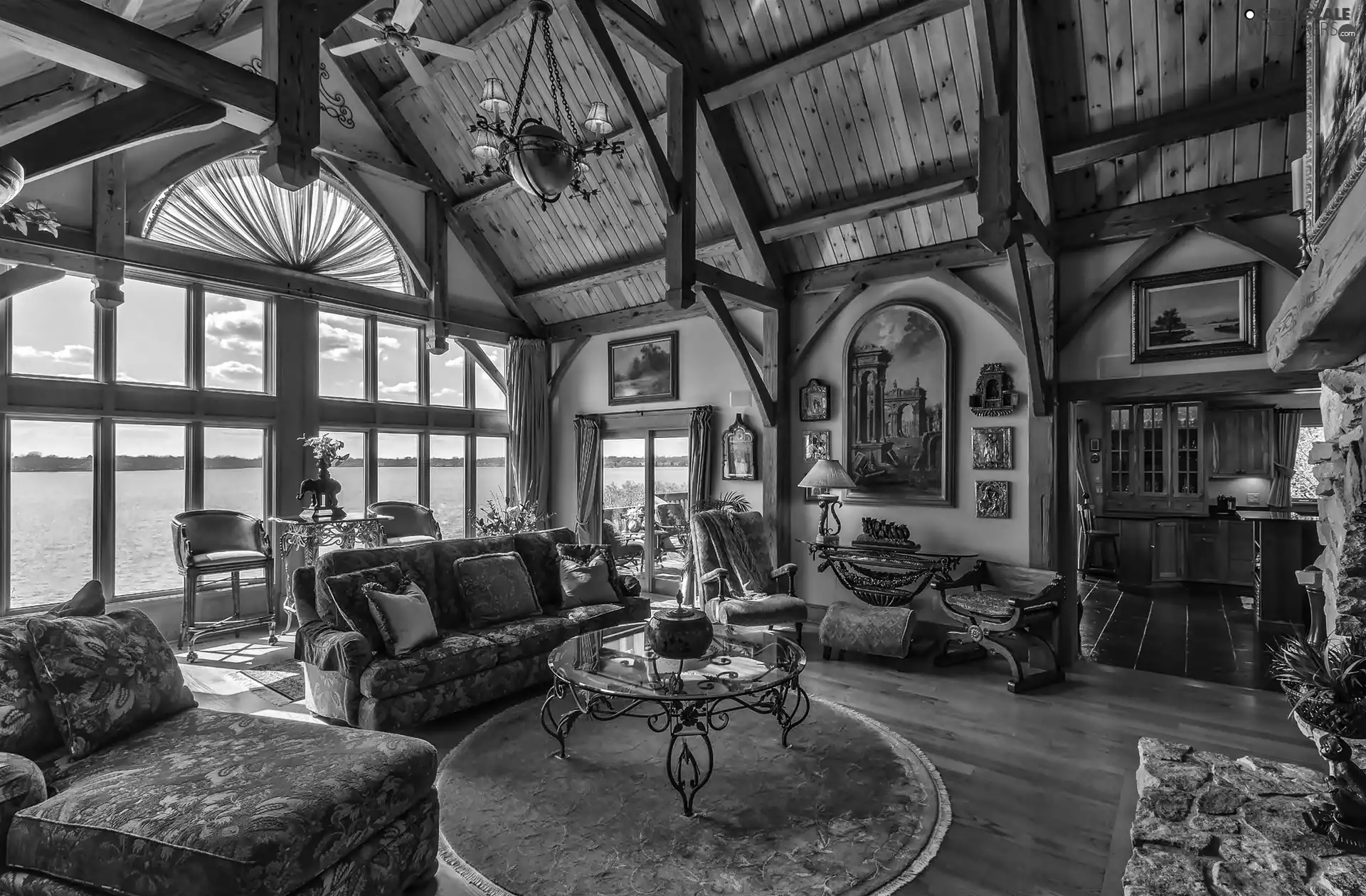 saloon, Window, View, furniture