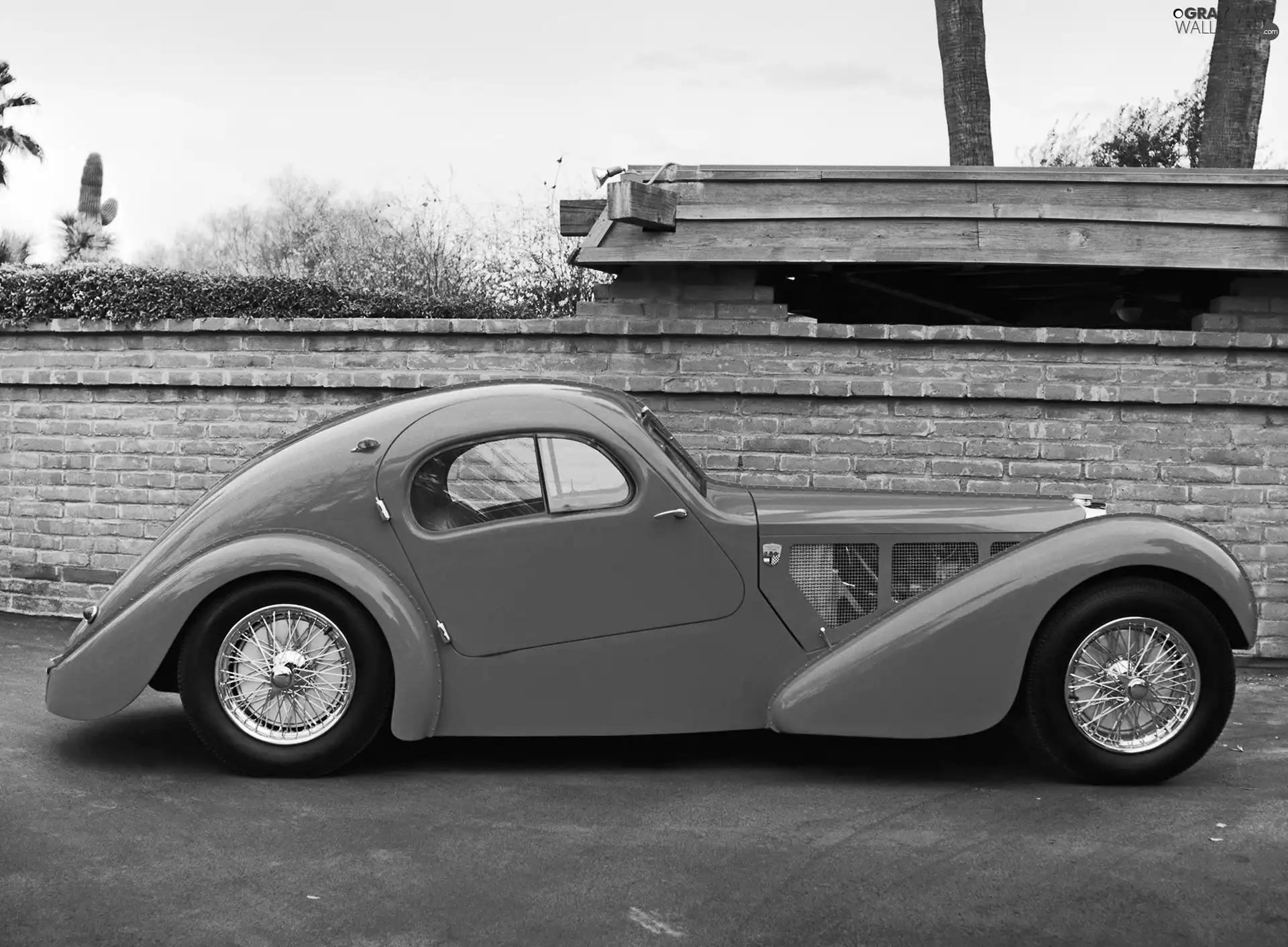 motor car, Bugatti, vintage