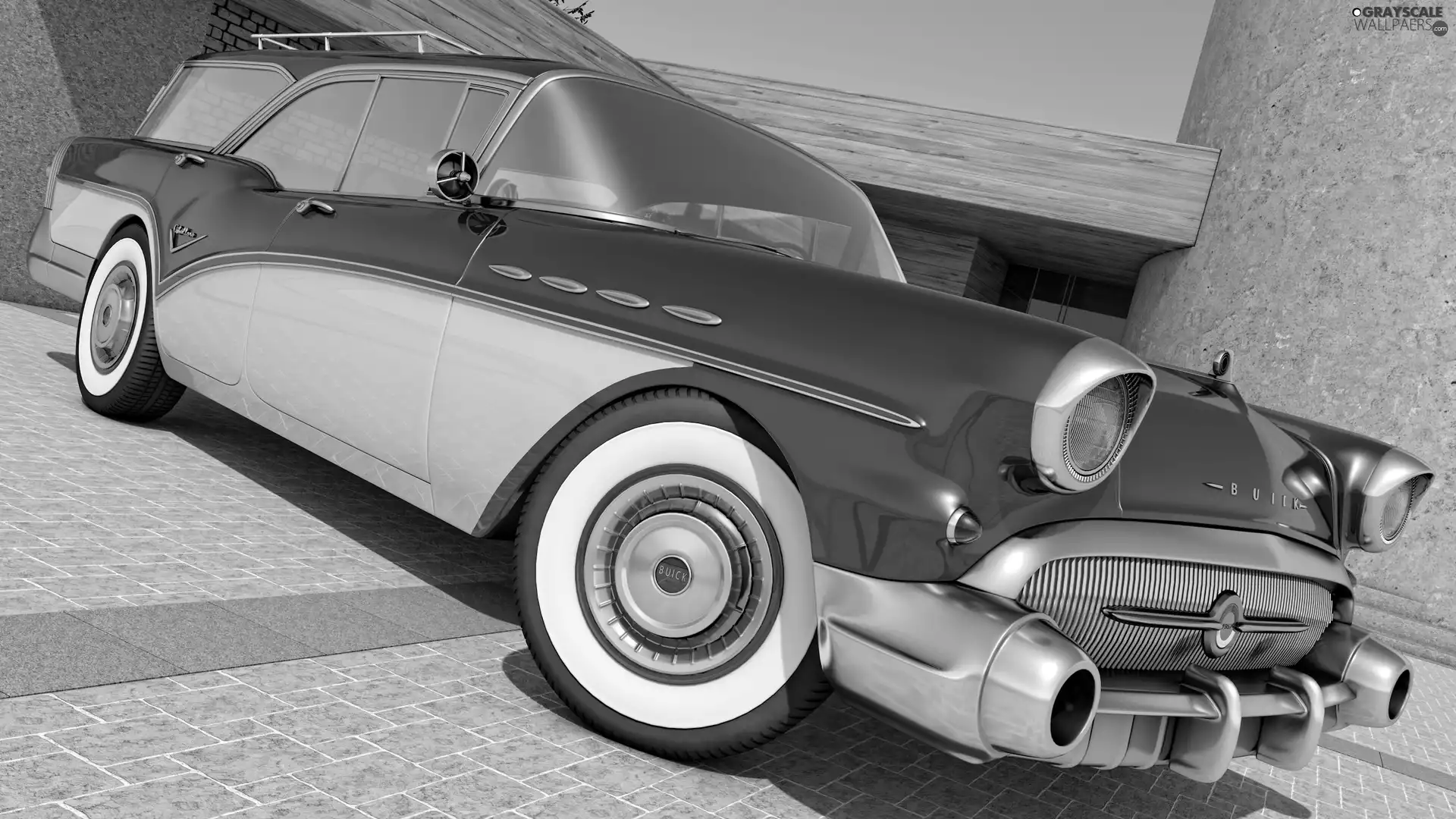 Buick Century Caballero Wagon, antique, Jenny Jones