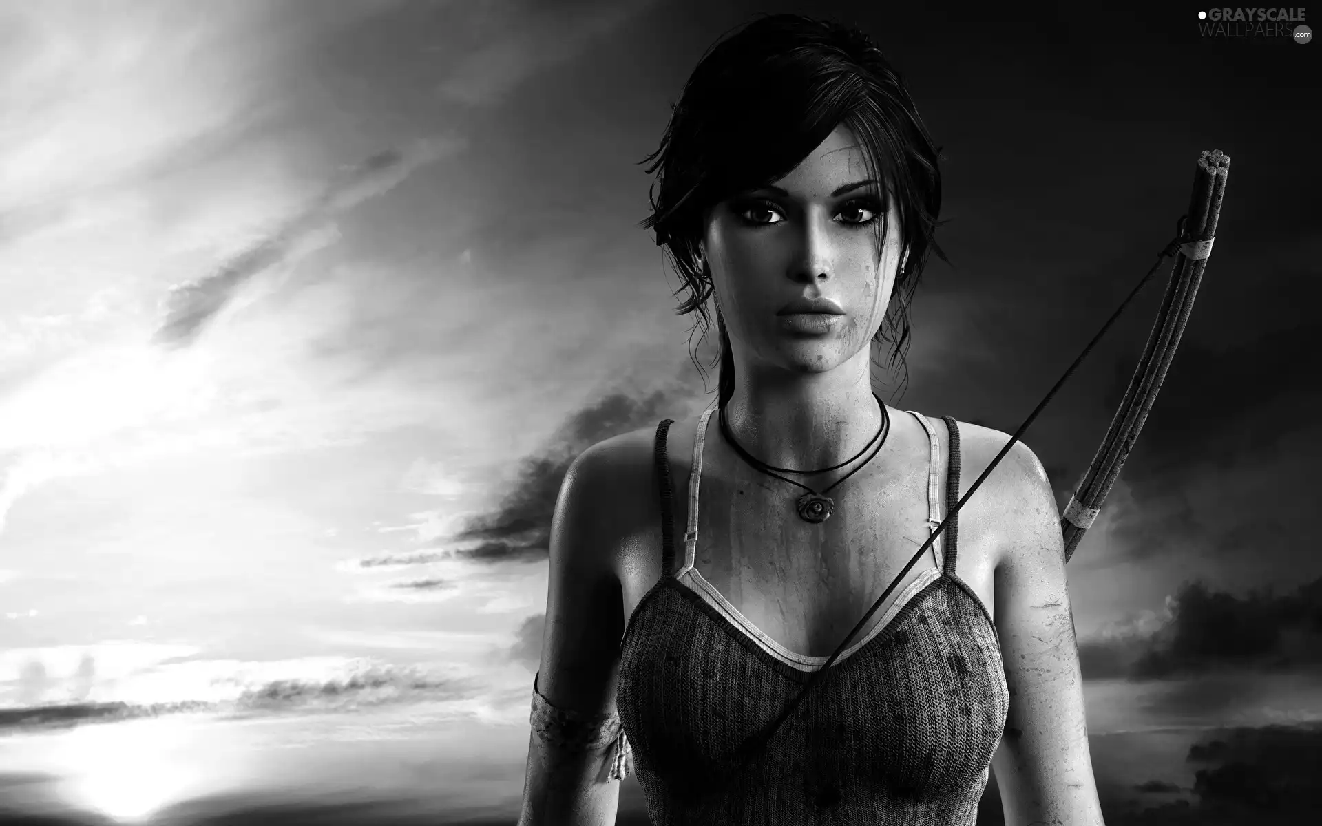Tomb Raider, Bow, warrior, Lara Croft