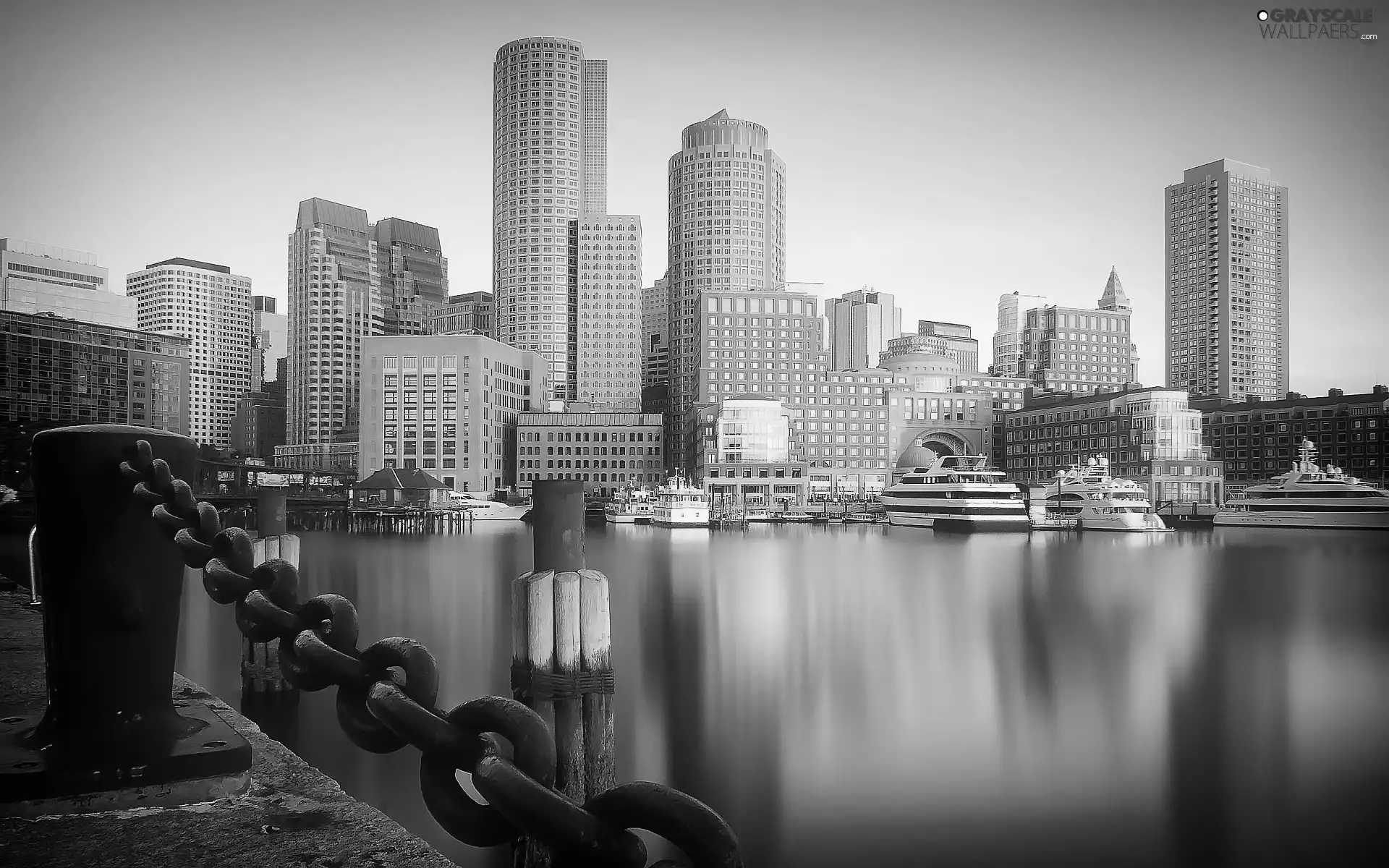 water, Town, Boston