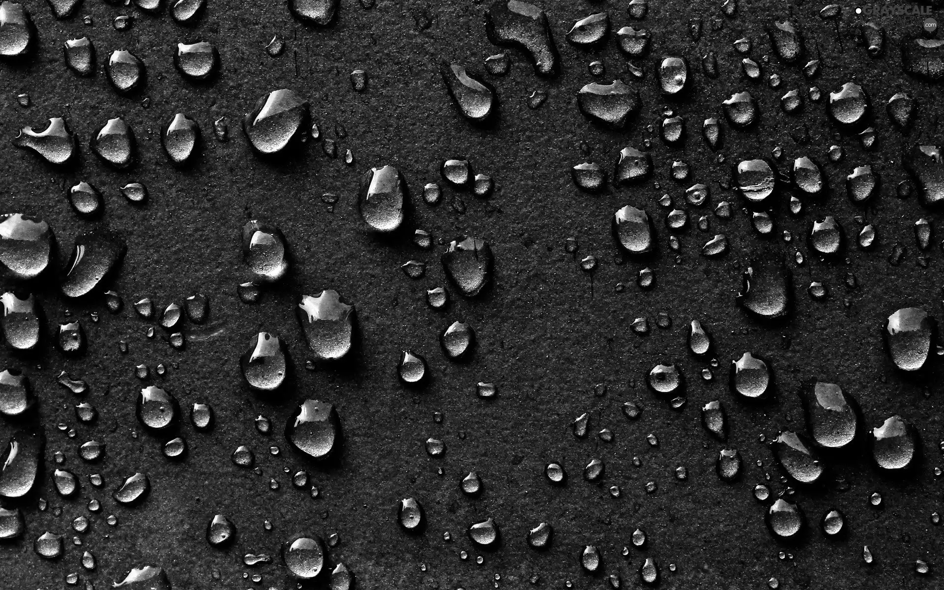 drops, water