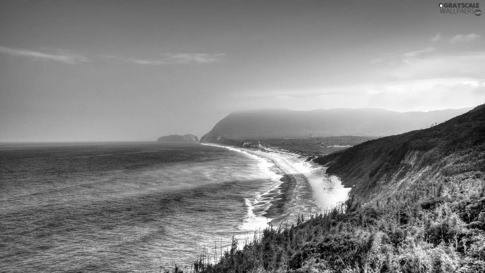 Waves, Coast, sea