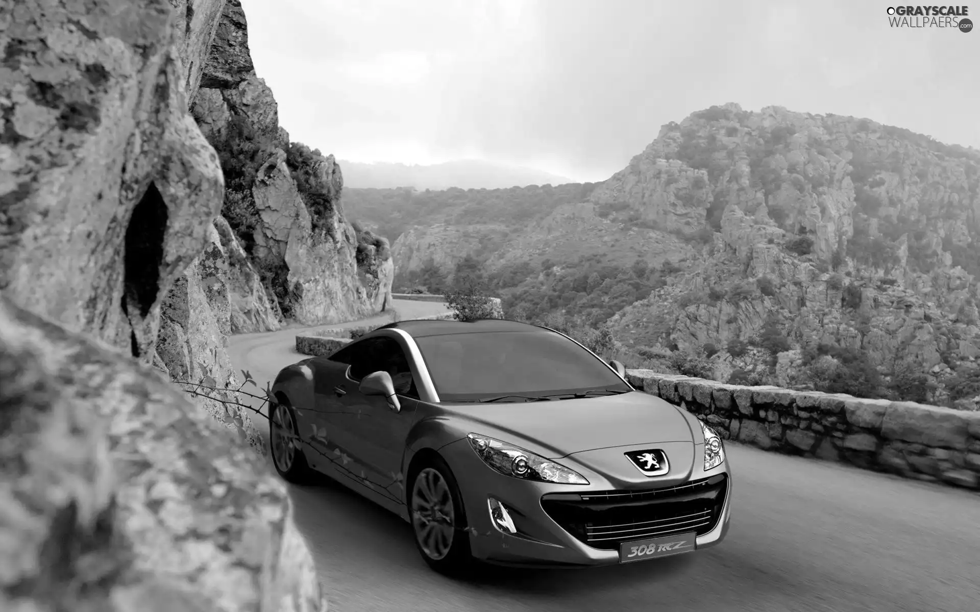 Peugeot 308Rz, Mountains, Way