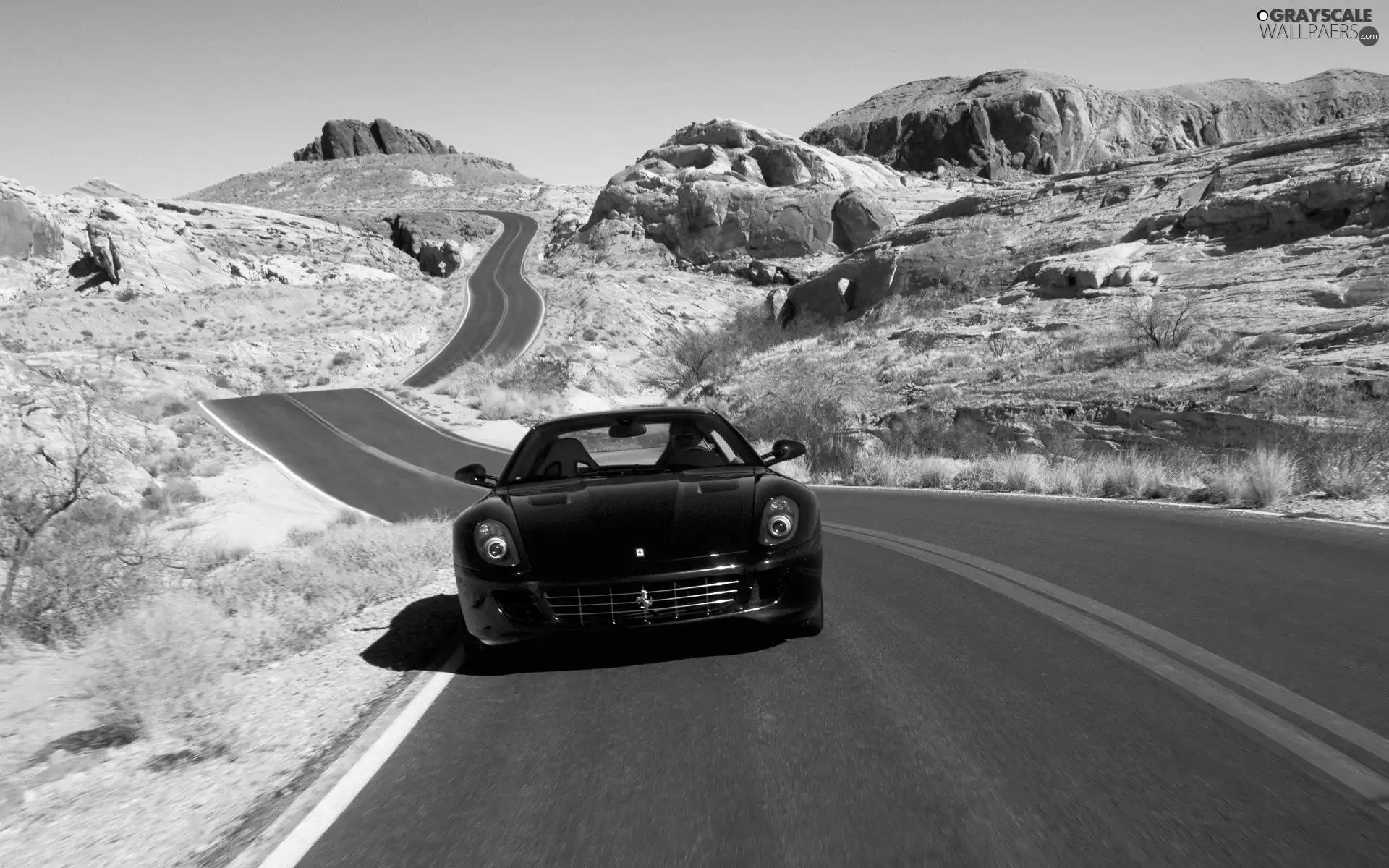 Ferrari 599, Mountain, Way, winding