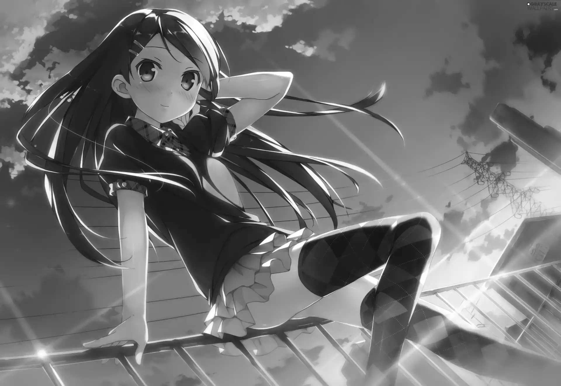 west, sun, Anime, girl, Manga