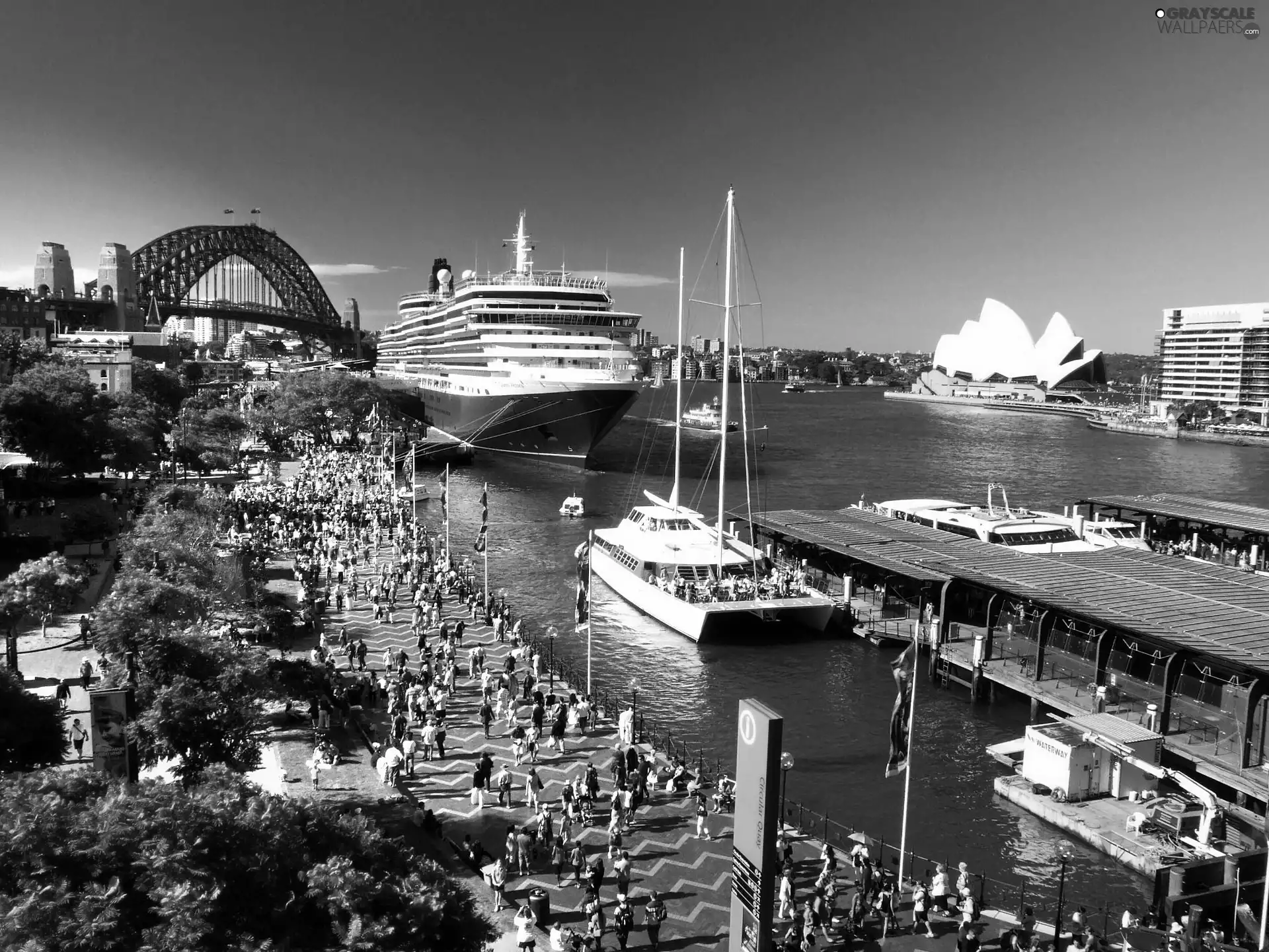 Sydney, vessels, wharf, Gulf