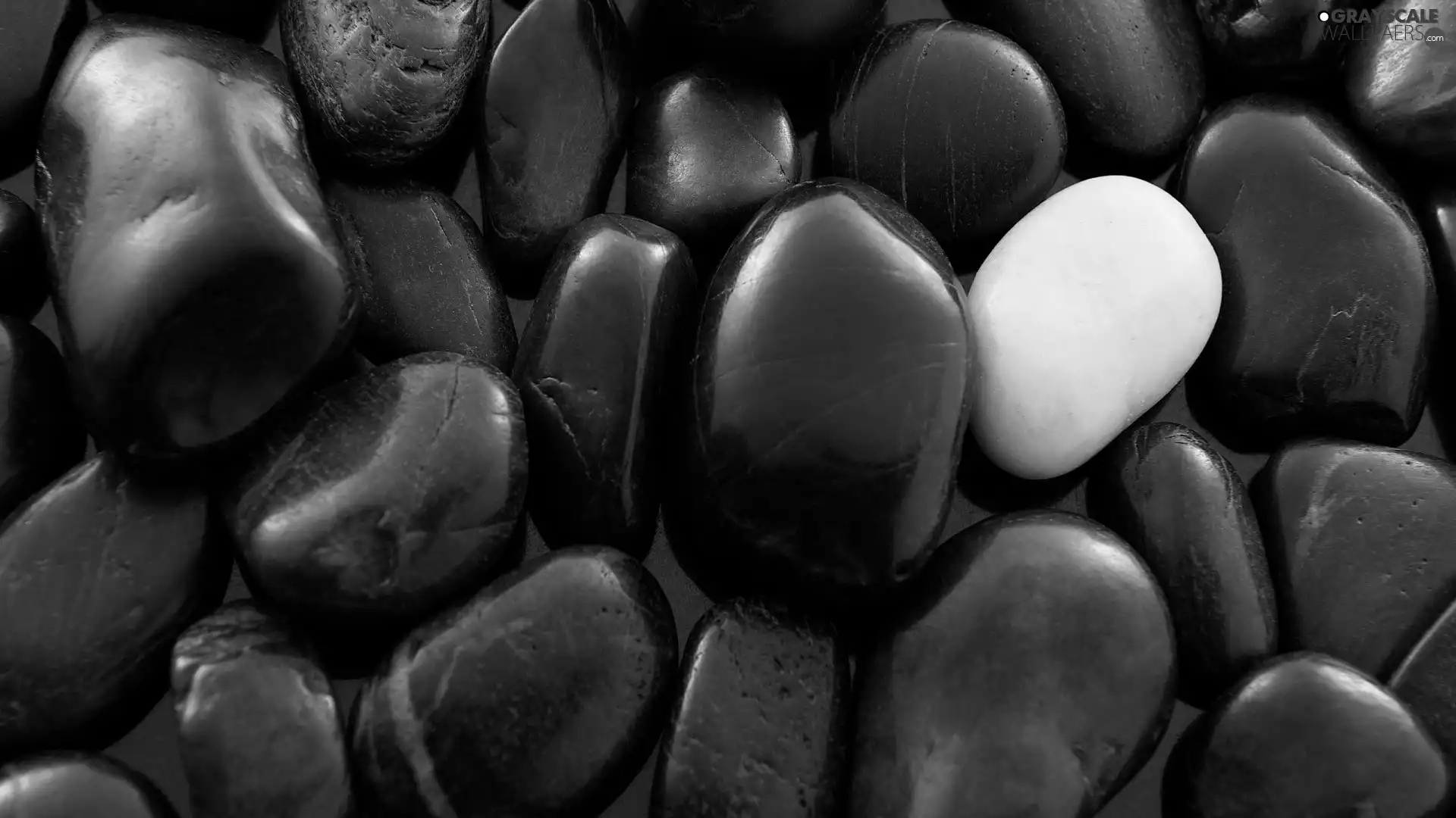 White, Stones, Black
