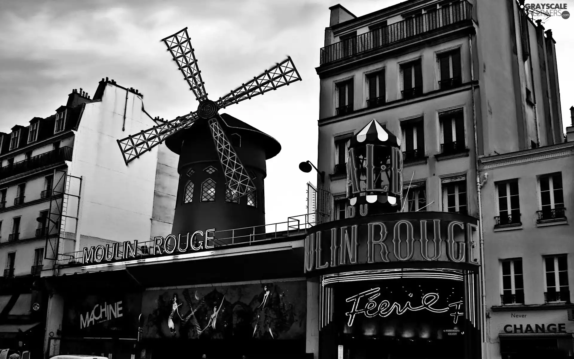 Paris, cabaret, Windmill, Moulin Rouge