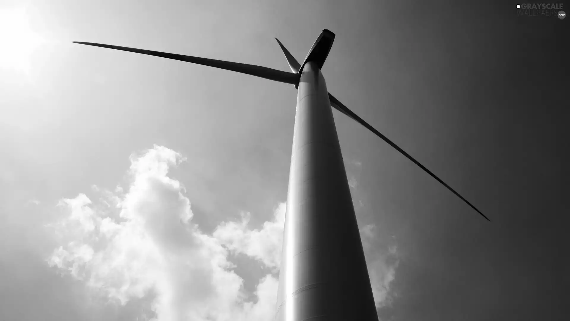 Windmill, turbine, wind