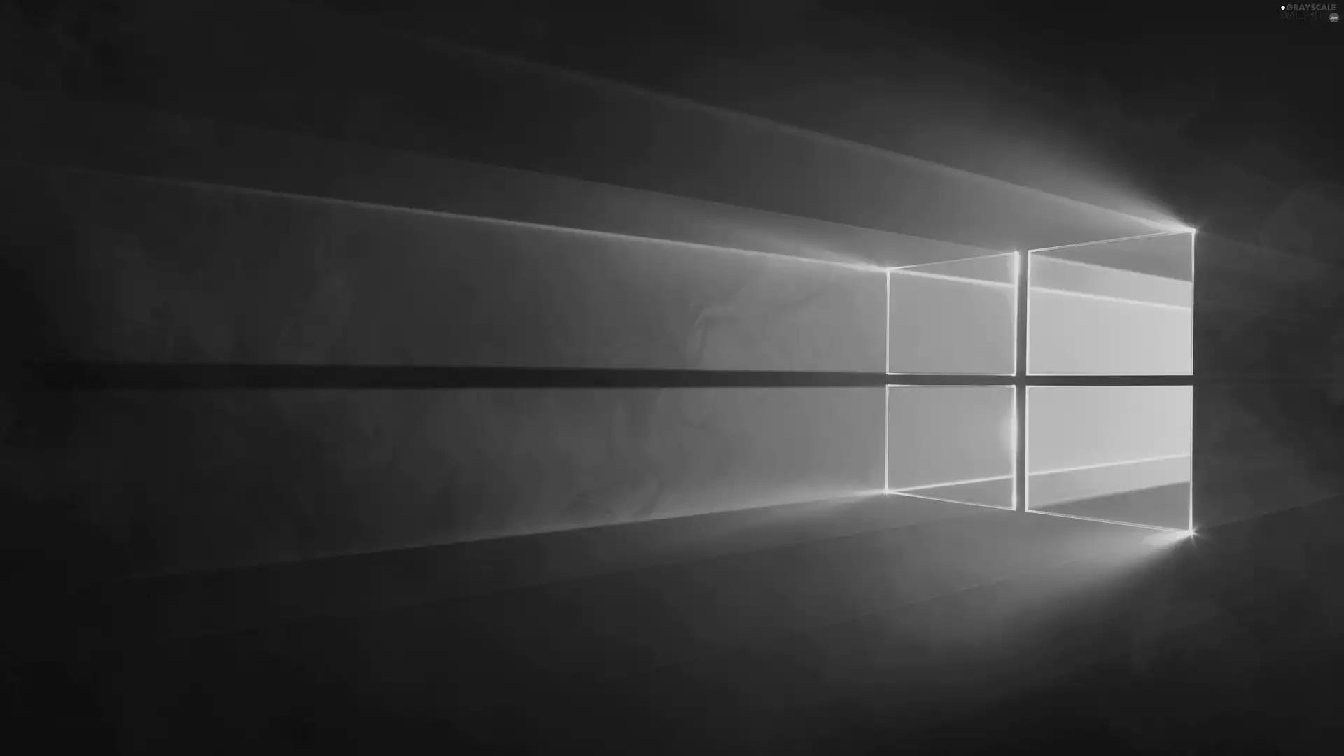 Green, system, Windows 10