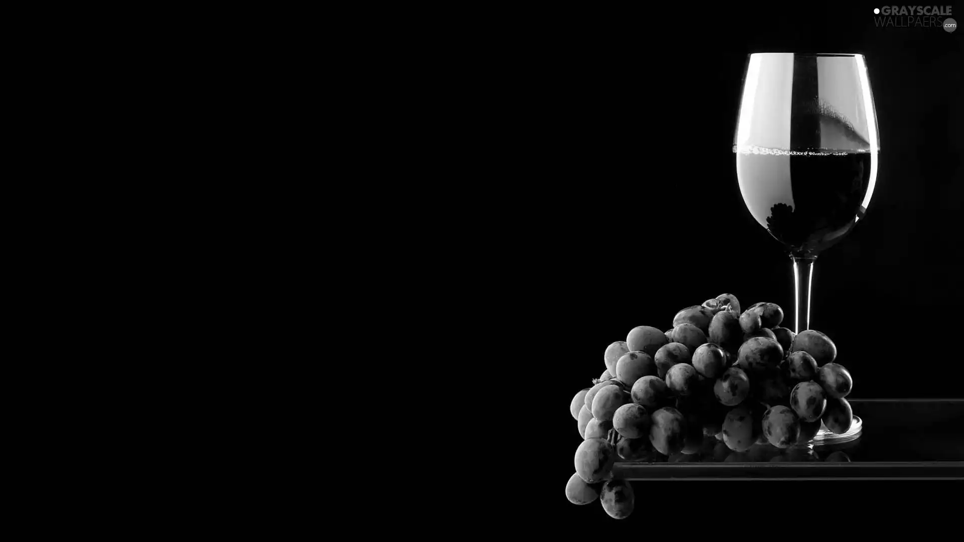 Wine, Grapes, glass