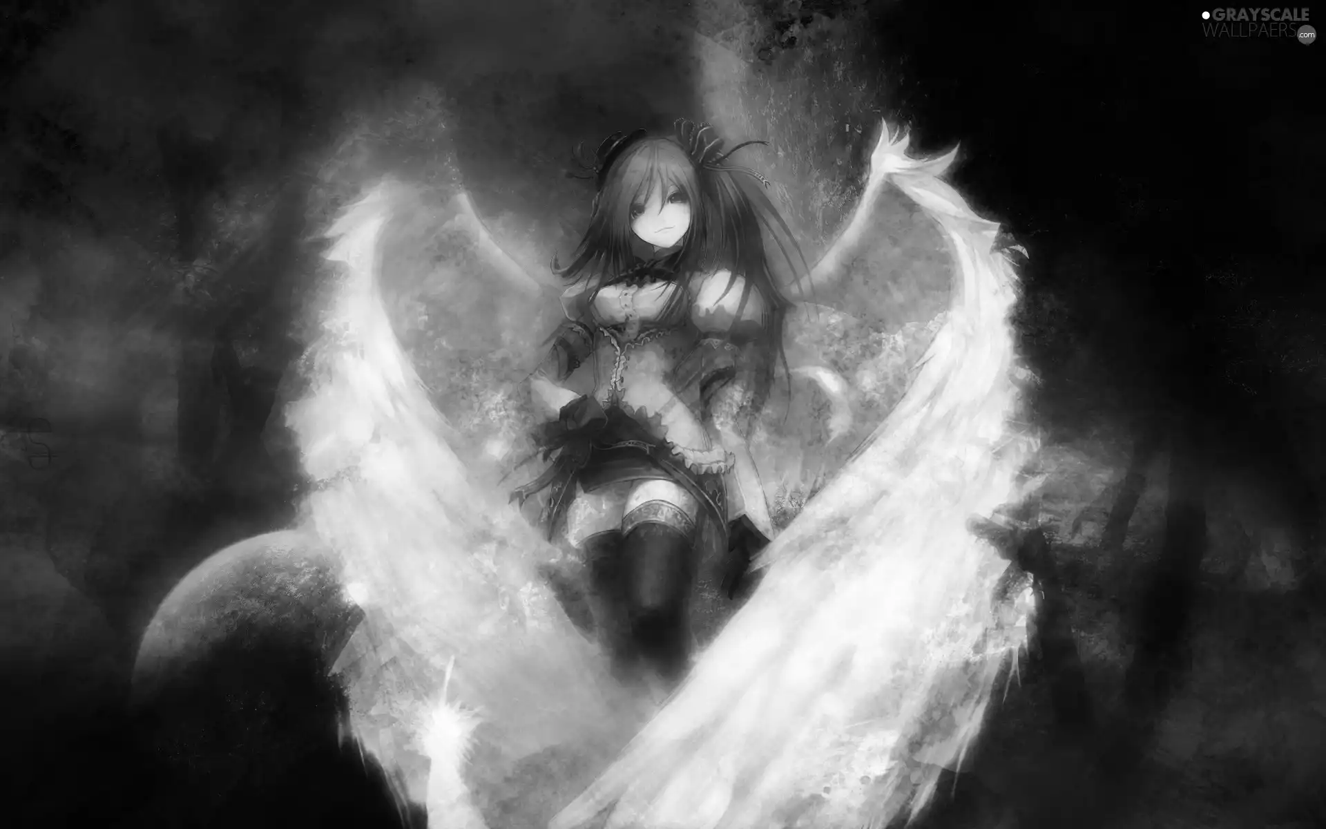 wings, girl, angel