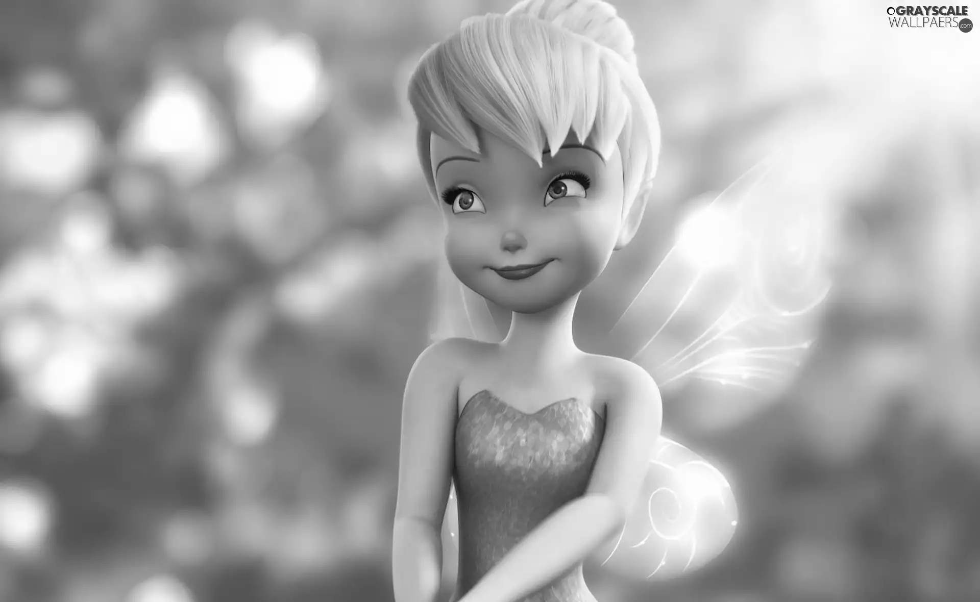 Bell, Smile, wings, Tinker Bell