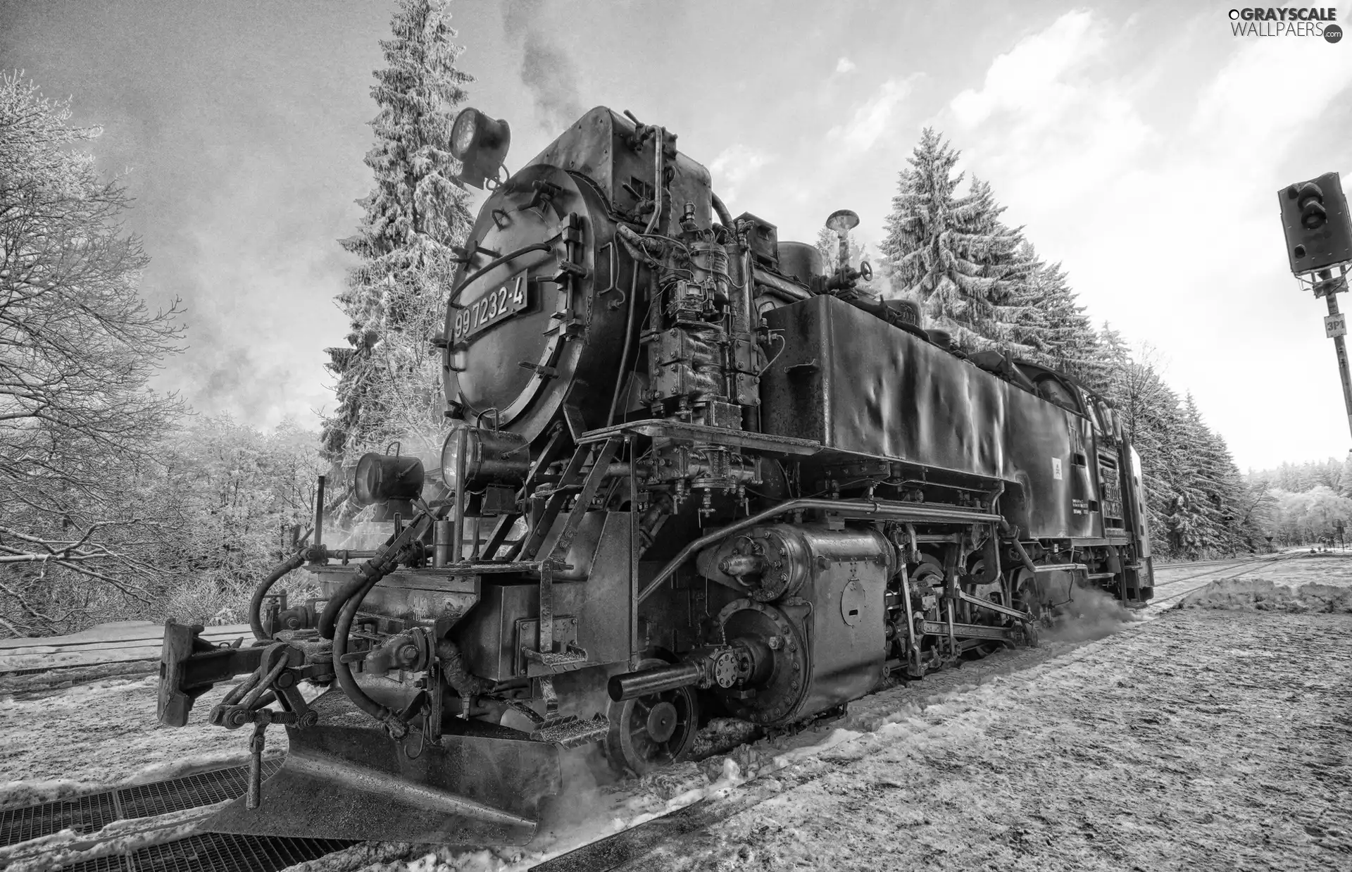 engine, winter