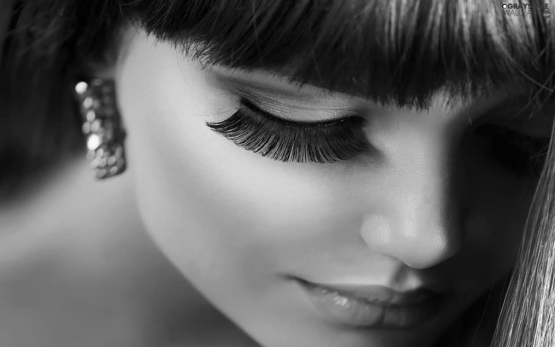 make-up, face, Women