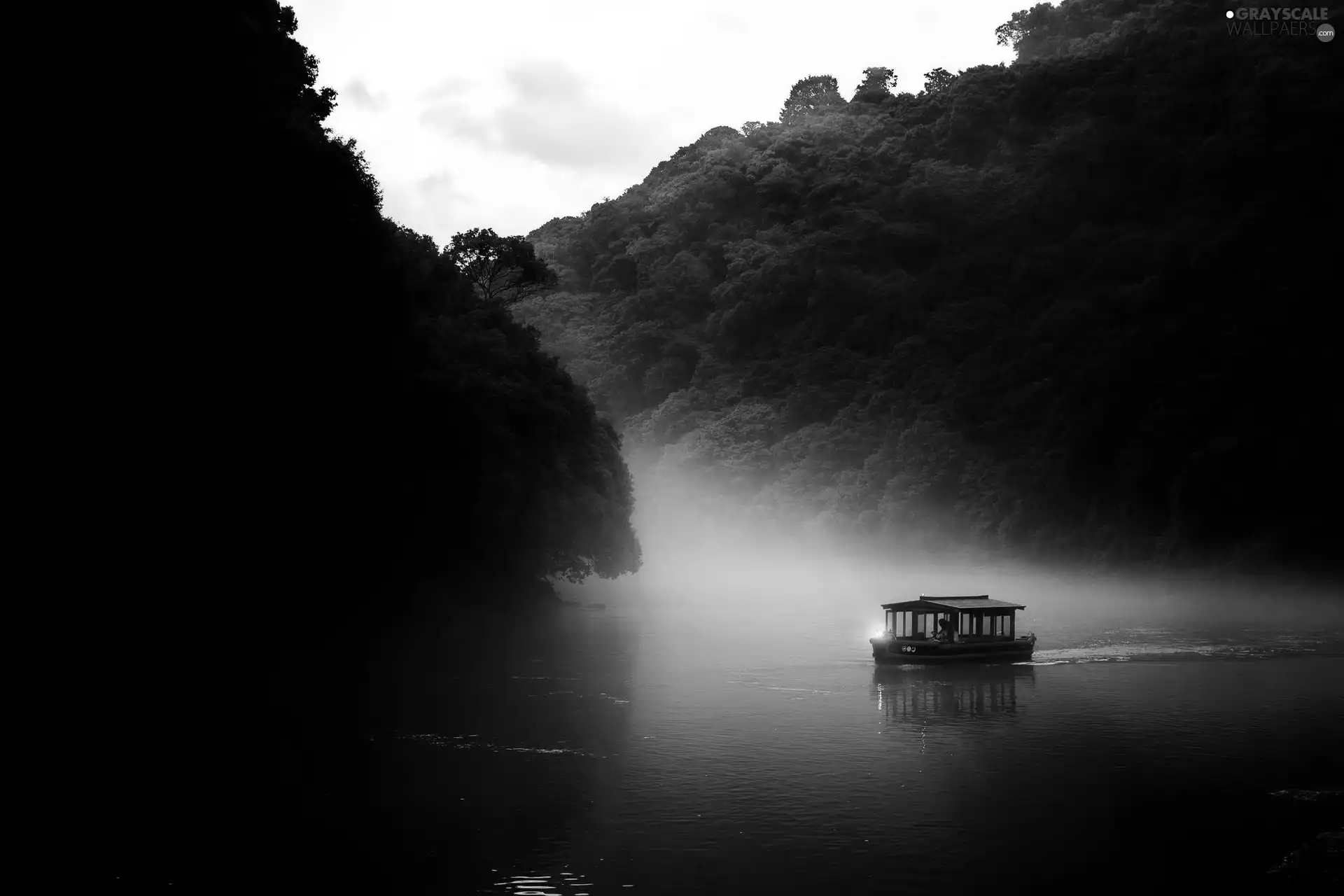 River, Mountains, woods, ark