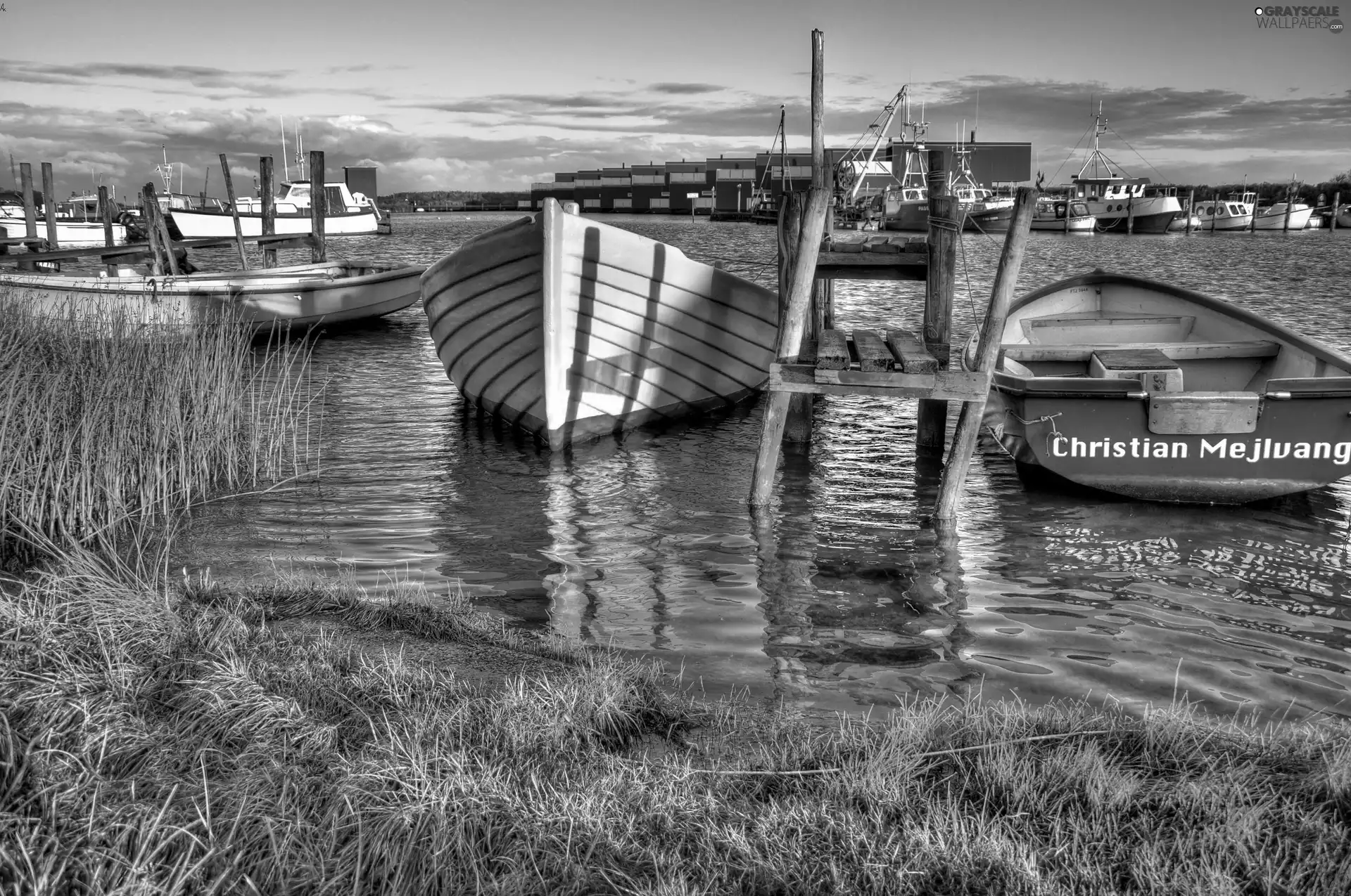 port, Jutland, Yachts, Boats, Cutters, sea