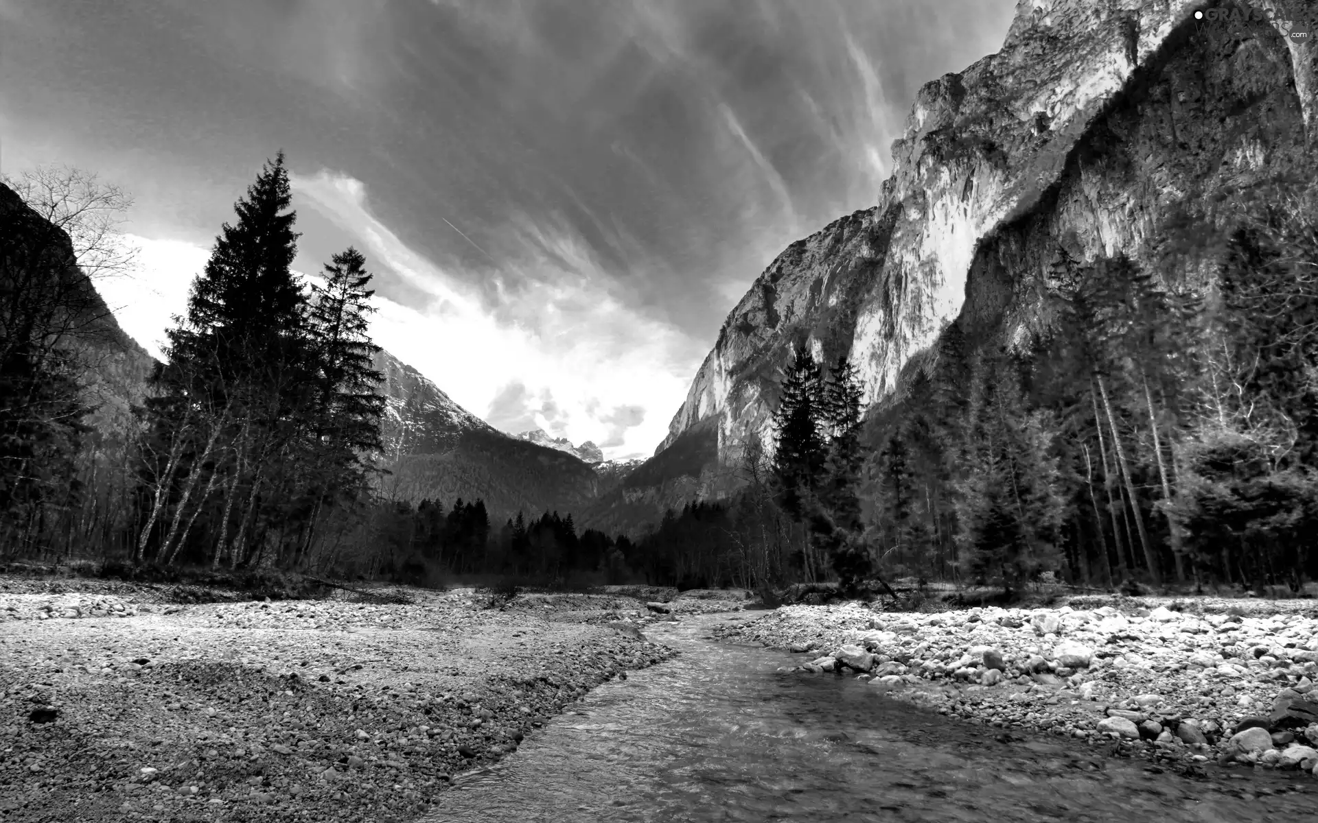 Yosemite National Park, The United States, Mountains, woods, River, State of California