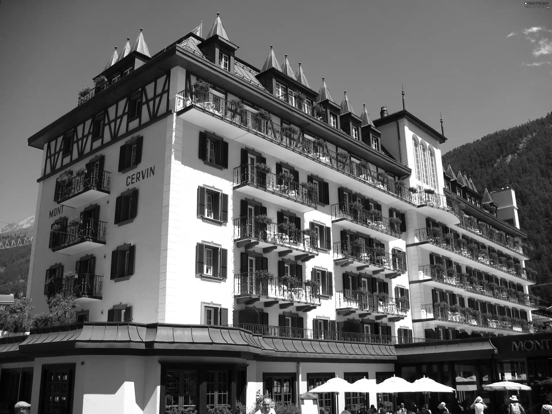 Switzerland, Hotel hall, Zermatt